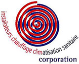 Logo corporation chauffage climatisation
